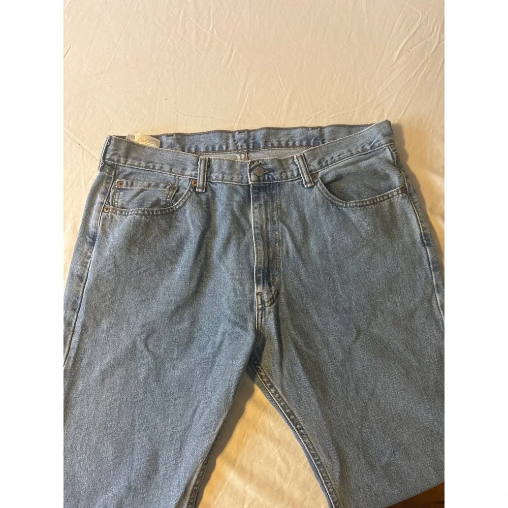 Levi's‎ 505 Regular Fit Jeans Mens 38x30 Blue Excellent Straight Leg Denim